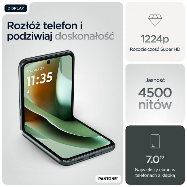 Motorola Moto RAZR 60 Ultra 5G DS 16/512GB Pantone Scarab Motorola Moto RAZR 60 Ultra 5G DS 16/512GB Pantone Scarab