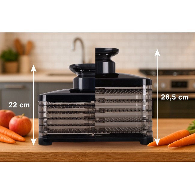 ELDOM SG520 FOOD DEHYDRATOR 400 W BLACK