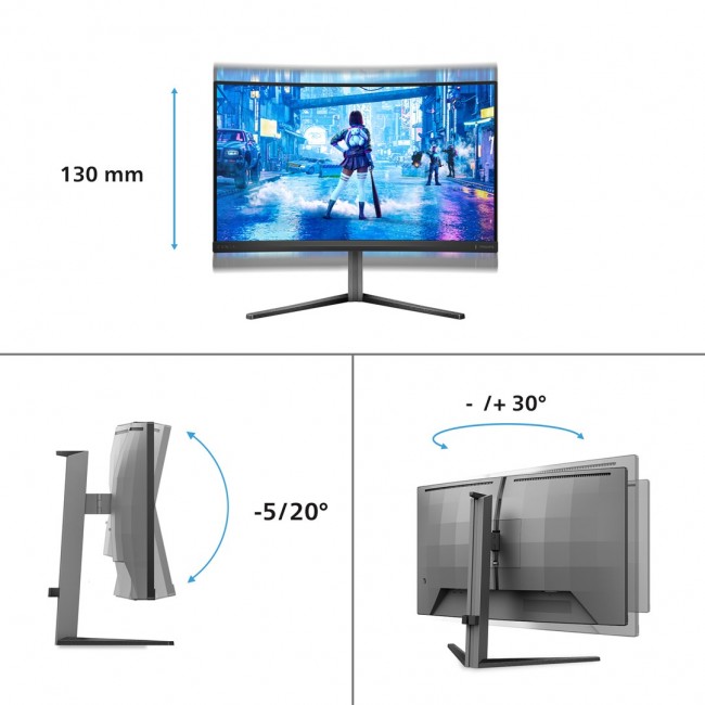 Philips Evnia 5000 27M2C5200W/00 computer monitor 68.6 cm (27 Philips Evnia 5000 27M2C5200W/00 computer monitor 68.6 cm (27