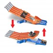 Hot Wheels Monster Trucks Sharks vs. Dinos Racedown Destruction Track Set & 2 1:64 Scale Toy Trucks