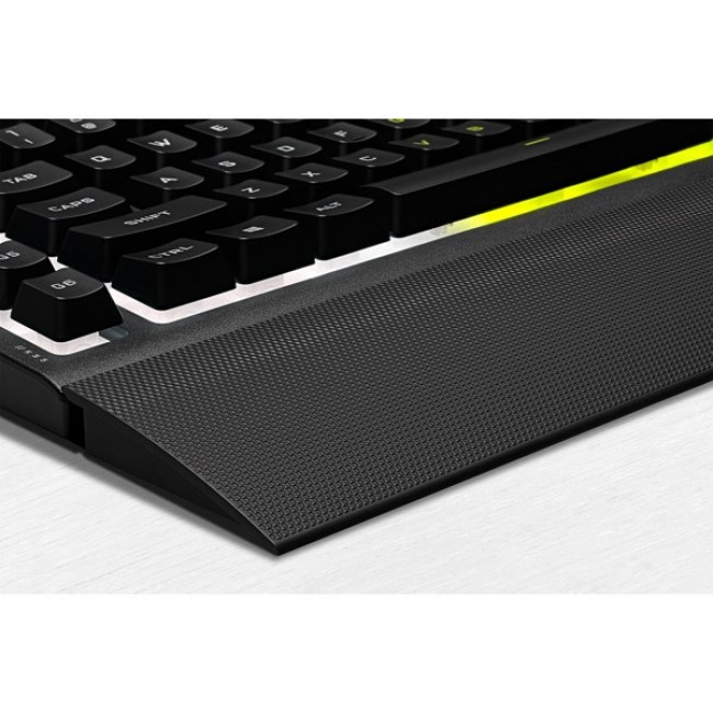 Corsair | Rubber Dome | K55 RGB PRO | Gaming keyboard | Gaming Keyboard | RGB LED light | US | Wired | Black