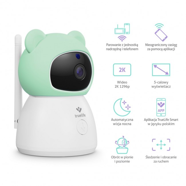 TrueLife NannyCam R6 Dual Smart baby monitor