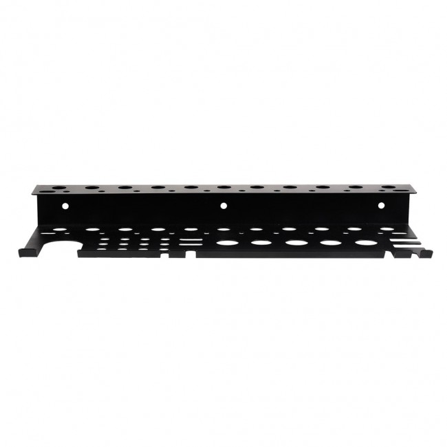 Maclean Wall-Mounted Organizer / Tool Shelf, black, dimensions 40x14.5x4.6 cm, max. 30 kg, MC-141