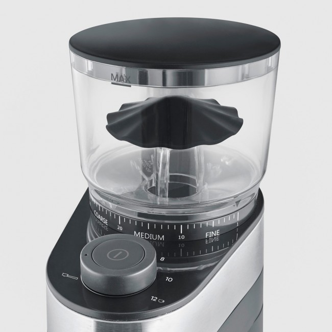 Severin KM 3880 coffee grinder 140 W Black, Stainless steel