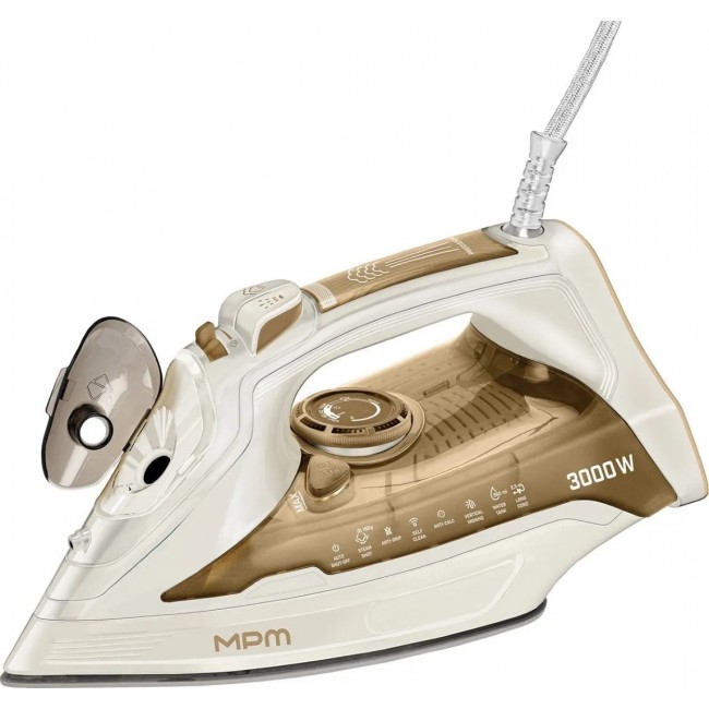 MPM MZE-31 Steam iron 3500 W Blue, Black