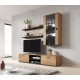 Cama hanging display cabinet SOHO lefkas oak/black