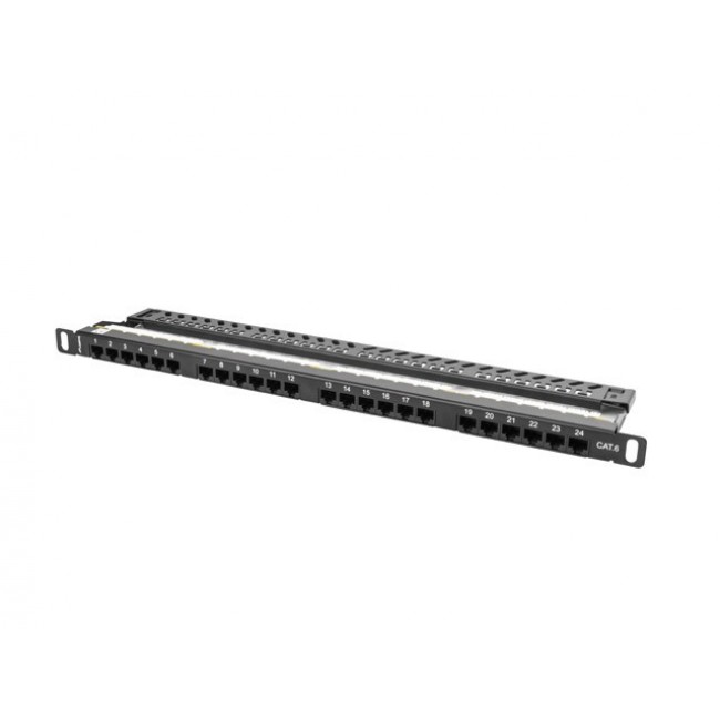 Lanberg PPU6-0024-B patch panel 0.5U