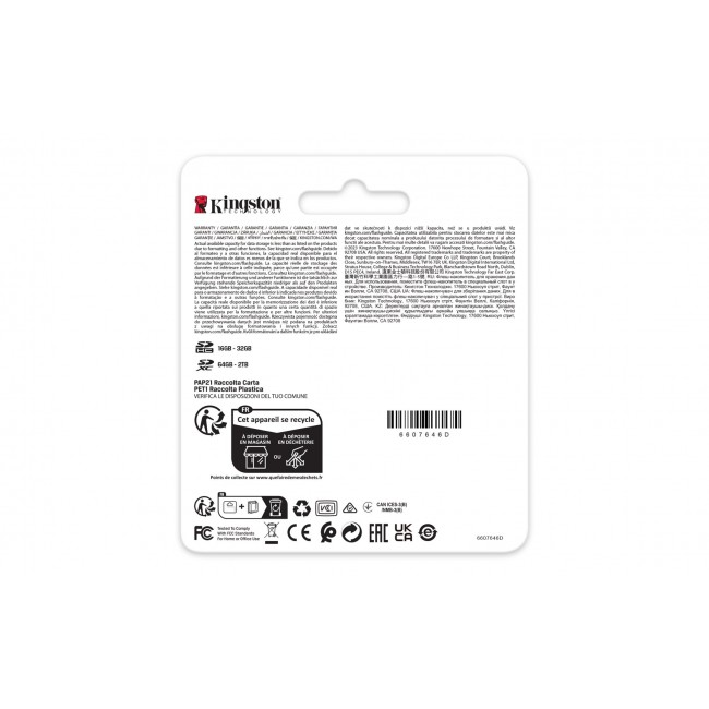 Kingston Technology 512GB Canvas React Plus SDXC UHS-II 280R/150W U3 V60 for Full HD/4K Kingston Technology 512GB Canvas React Plus SDXC UHS-II 280R/150W U3 V60 for Full HD/4K