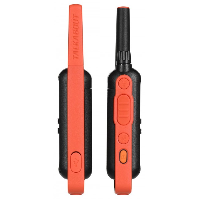 Motorola T82 Twin Pack two-way radio 16 channels Black,Orange Motorola T82 Twin Pack two-way radio 16 channels Black,Orange