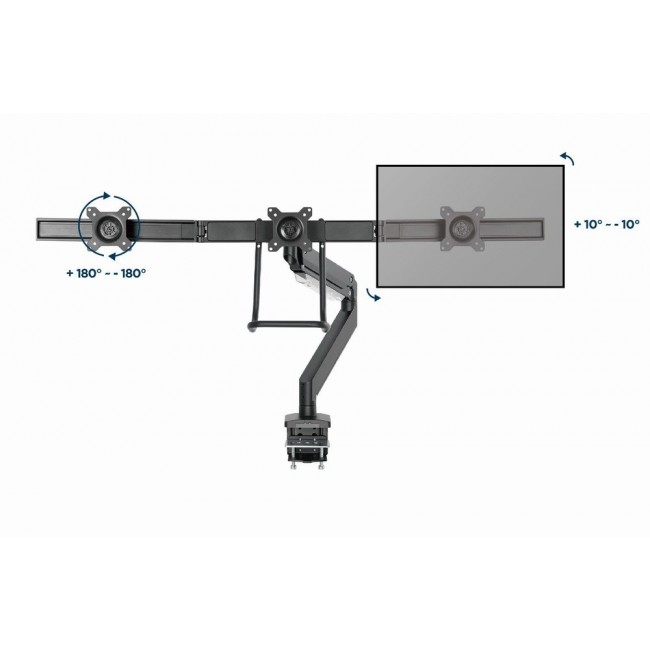 Gembird MA-DA3-03 monitor mount / stand 68.6 cm (27 Gembird MA-DA3-03 monitor mount / stand 68.6 cm (27