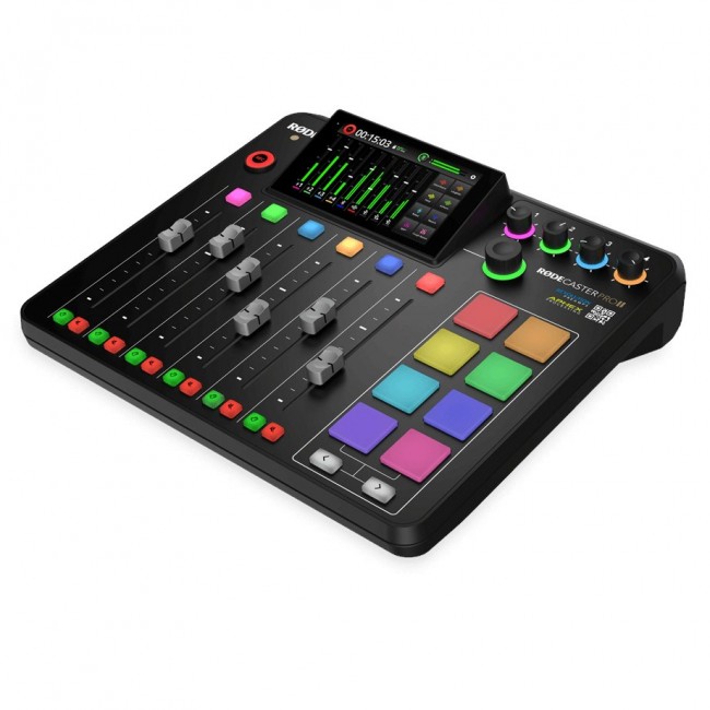 R DECaster Pro II Podcast production studio Music production station Black R DECaster Pro II Podcast production studio Music production station Black
