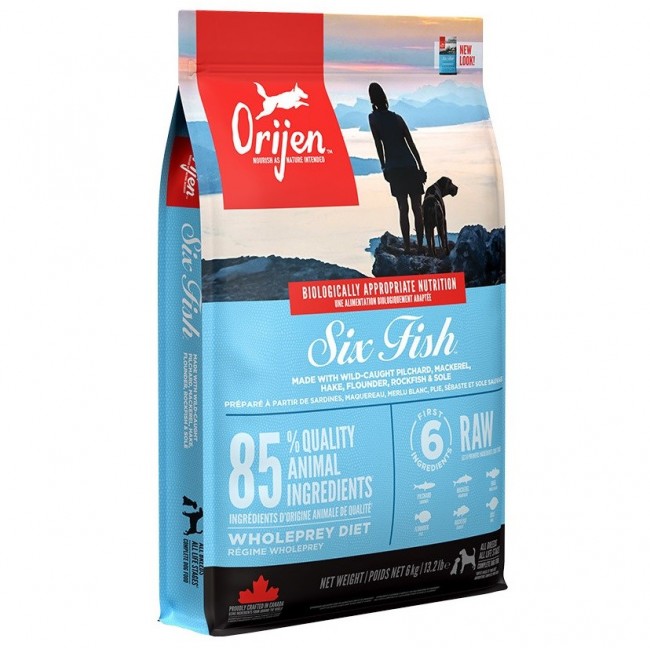 ORIJEN Six Fish - dry dog food - 6kg