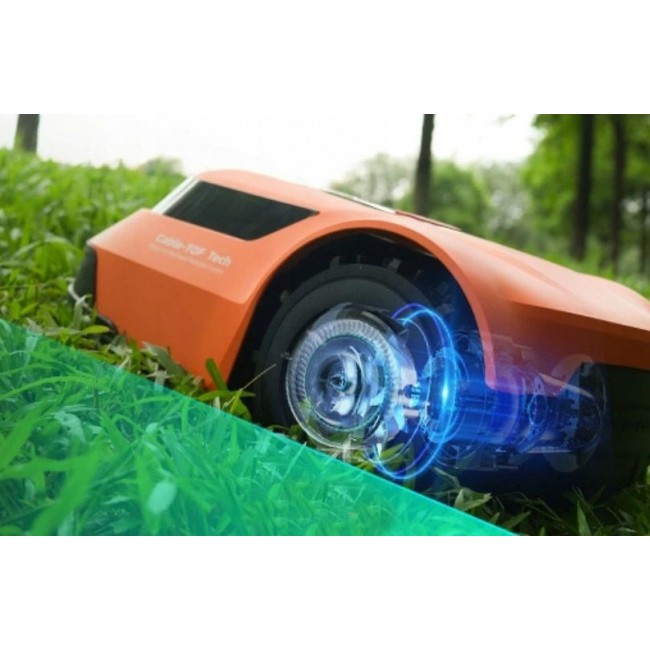 EZVIZ RM600 orange robotic lawn mower EZVIZ RM600 orange robotic lawn mower