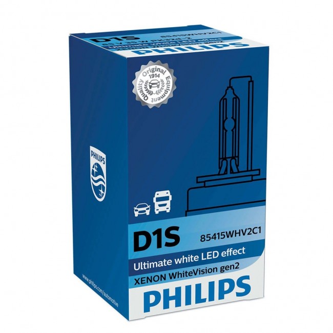 Bulb (Carton 1 piece) D1S 35W PK32D-2 WhiteVision generation 2, white 5000K Bulb (Carton 1 piece) D1S 35W PK32D-2 WhiteVision generation 2, white 5000K