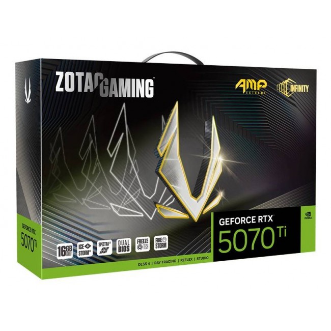 Zotac GAMING GeForce RTX 5070 Ti AMP Extreme INFINITY NVIDIA 16 GB GDDR7 Zotac GAMING GeForce RTX 5070 Ti AMP Extreme INFINITY NVIDIA 16 GB GDDR7