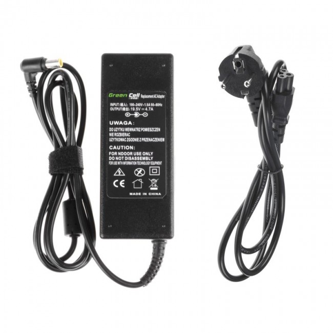 Green Cell AD31P power adapter/inverter Indoor 90 W Black