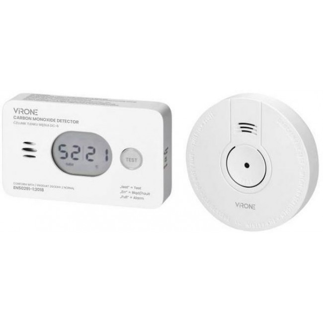 ORNO SMOKE + CARBON MONOXIDE DETECTOR SET DC-7 ORNO SMOKE + CARBON MONOXIDE DETECTOR SET DC-7