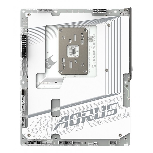 GIGABYTE B850 AORUS STEALTH ICE Motherboard - AMD Ryzen 9000 Series CPUs, 14+2+2 Phases Digital VRM, up to 8200MHz DDR5 (OC), 2xPCIe 5.0 + 2xPCIe 4.0 M.2, WIFI 7, 5 GbE LAN, USB 3.2 Gen 2 GIGABYTE B850 AORUS STEALTH ICE Motherboard - AMD Ryzen 9000 Series CPUs, 14+2+2 Phases Digital VRM, up to 8200MHz DDR5 (OC), 2xPCIe 5.0 + 2xPCIe 4.0 M.2, WIFI 7, 5 GbE LAN, USB 3.2 Gen 2
