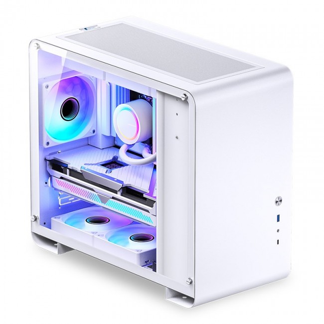 Jonsbo U4 Mini Micro-ATX Case, Tempered Glass - white Jonsbo U4 Mini Micro-ATX Case, Tempered Glass - white