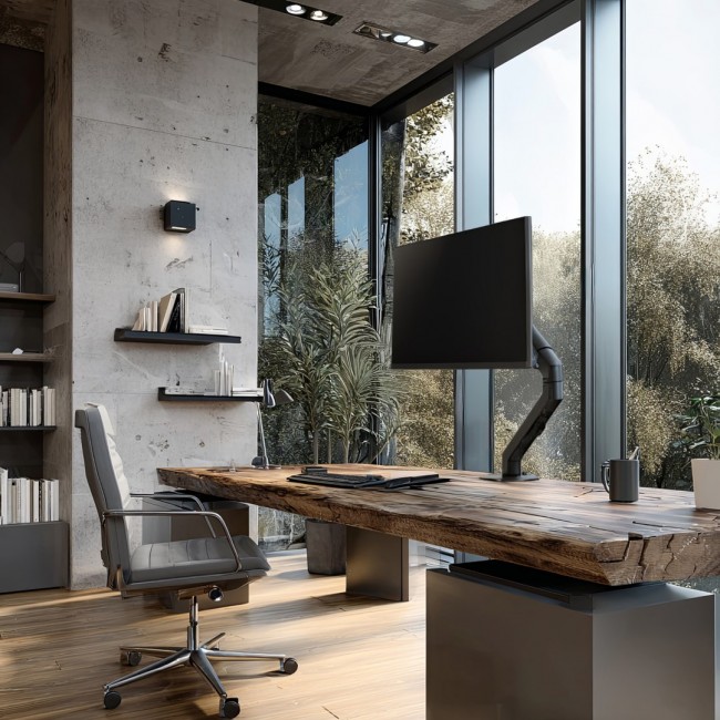 Maclean MC-906 Monitor Mount Holder Desk Table Mount 17