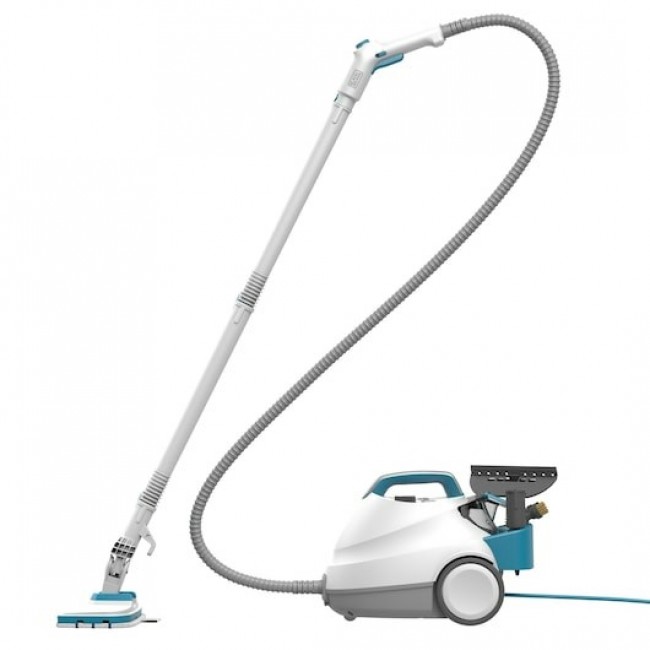 Black & Decker BHSMP2314-QS steam cleaner Cylinder steam cleaner 1.2 L 2300 W Blue, White