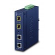 PLANET Industrial 2-Port network media converter Blue