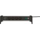 Brennenstuhl 1391040420 power extension 1.8 m 4 AC outlet(s) Indoor Black, Silver
