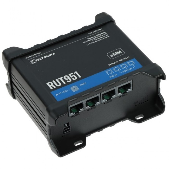 Teltonika RUT951 PoE+ Cellular network router