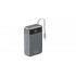 Gembird PB20-PD65-LCD-01 Fast charging power bank with integrated cables, 65W, 20000 mAh, black