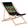 GreenBlue GB183 Classic Beech Deck Chair with 