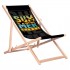 GreenBlue GB183 Classic Beech Deck Chair with 