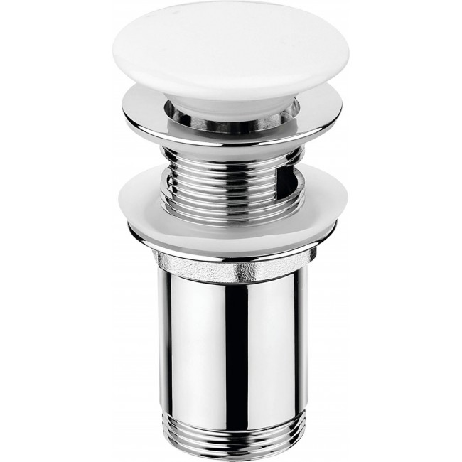 Stopper for washbasin or bidet with sleeve - ceramic Stopper for washbasin or bidet with sleeve - ceramic