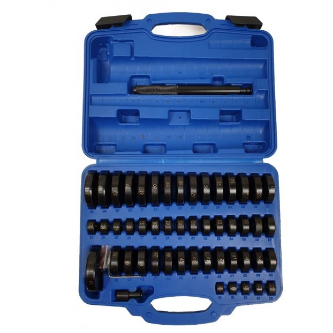 BEARING SLEEVE PULLER PRESS ADAPTERS 52el. 18-74mm SILVER BEARING SLEEVE PULLER PRESS ADAPTERS 52el. 18-74mm SILVER