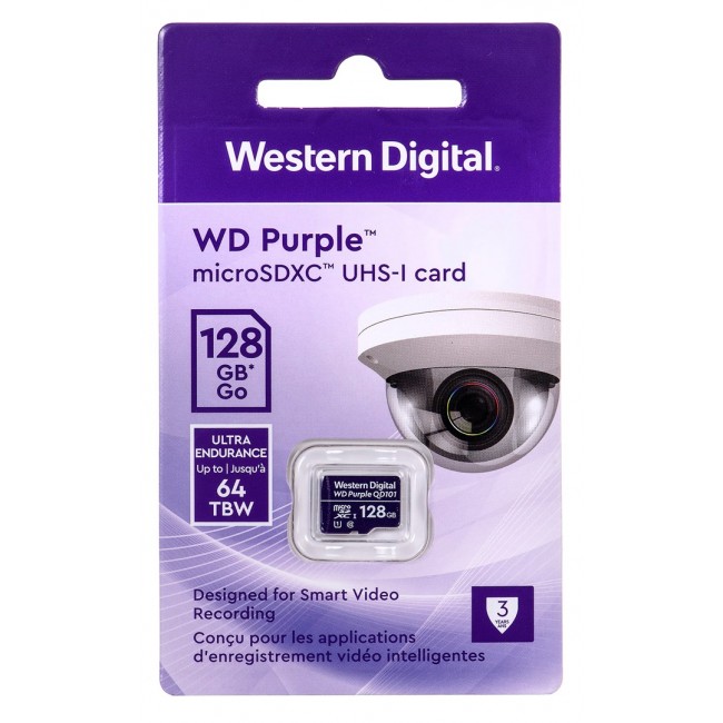 Western Digital WD Purple SC QD101 memory card 128 GB MicroSDXC Class 10