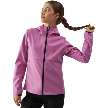 Women's Softshell Jacket 4F F285 pink 4FWAW24TSOFF285 54S S