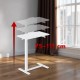 Maclean mobile desk/laptop stand, white, height adjustment 76-109cm, max. 30kg , MC-120 W Maclean mobile desk/laptop stand, white, height adjustment 76-109cm, max. 30kg , MC-120 W