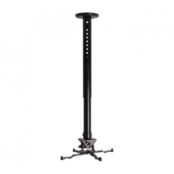 B-Tech SYSTEM 2 - Universal Projector Ceiling Mount with Micro-adjustment - 0.6m to 1m 50mm Pole