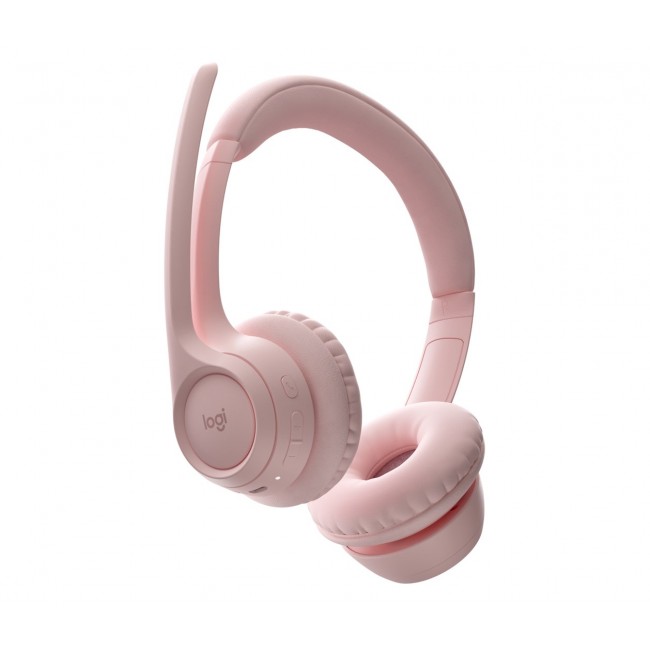 Logitech 981-001412 headphones/headset Wireless Head-band Office/Call center Bluetooth Rose