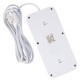 Maclean power strip, 6 socket extension + 4xUSB, 110-240V AC 50/60Hz, 2.1A max 2500W, 3m, white, MCE391 W