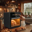 GreenBlue AIR FRYER Oil-Free Air Fryer, 1800W, 10L capacity, 8 programs, accessories, timer, GB950