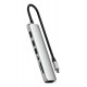 Satechi USB-C 7-in-1 Slim Multi Port Adapter Silve
