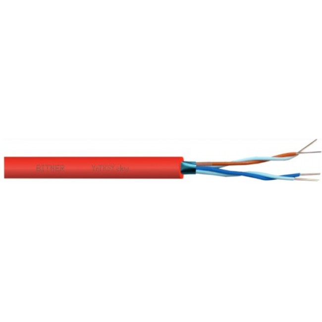 FIRE SIGNALLING CABLE BITNER YnTKSYekw 2x2x0,8 - 100m FIRE SIGNALLING CABLE BITNER YnTKSYekw 2x2x0,8 - 100m