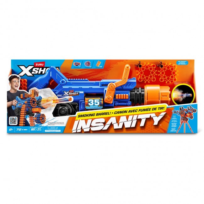 ZURU XSHOT Insanity Smoking Barrel Blaster