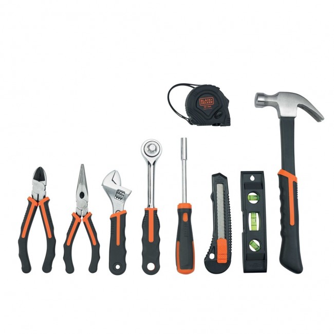 Black & Decker BDCDD12-QW drill Keyless Black, Orange
