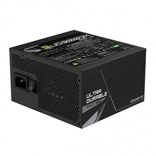 GIGABYTE UD1000GM PG5 V2 Power Supply Unit- PCIe Gen 5.1, 80 PLUS Gold, Fully Modular Design, 120mm Fan, ATX 3.1 compatible, EU Plug GIGABYTE UD1000GM PG5 V2 Power Supply Unit- PCIe Gen 5.1, 80 PLUS Gold, Fully Modular Design, 120mm Fan, ATX 3.1 compatible, EU Plug