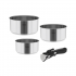 Cookware set with detachable handle TEESA COOK EXPERT SINGLE HAND