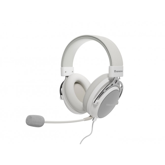 GENESIS Toron 301 Headset Wired Head-band Gaming White