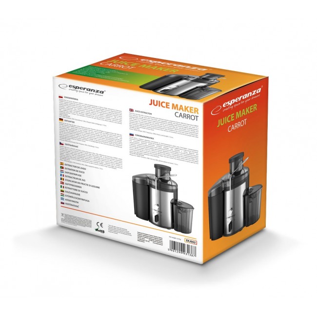 Esperanza EKJ002 juice maker Black,Stainless steel 500 W
