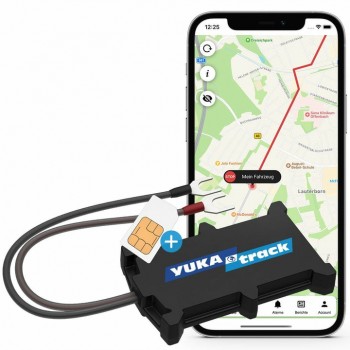 Yukatrack easyWire GPS Universal GPS tracker Black