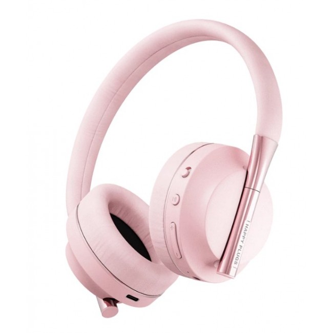 Happy Plugs PLAY Headset Wired & Wireless Head-band USB Type-C Bluetooth Pink gold Happy Plugs PLAY Headset Wired & Wireless Head-band USB Type-C Bluetooth Pink gold
